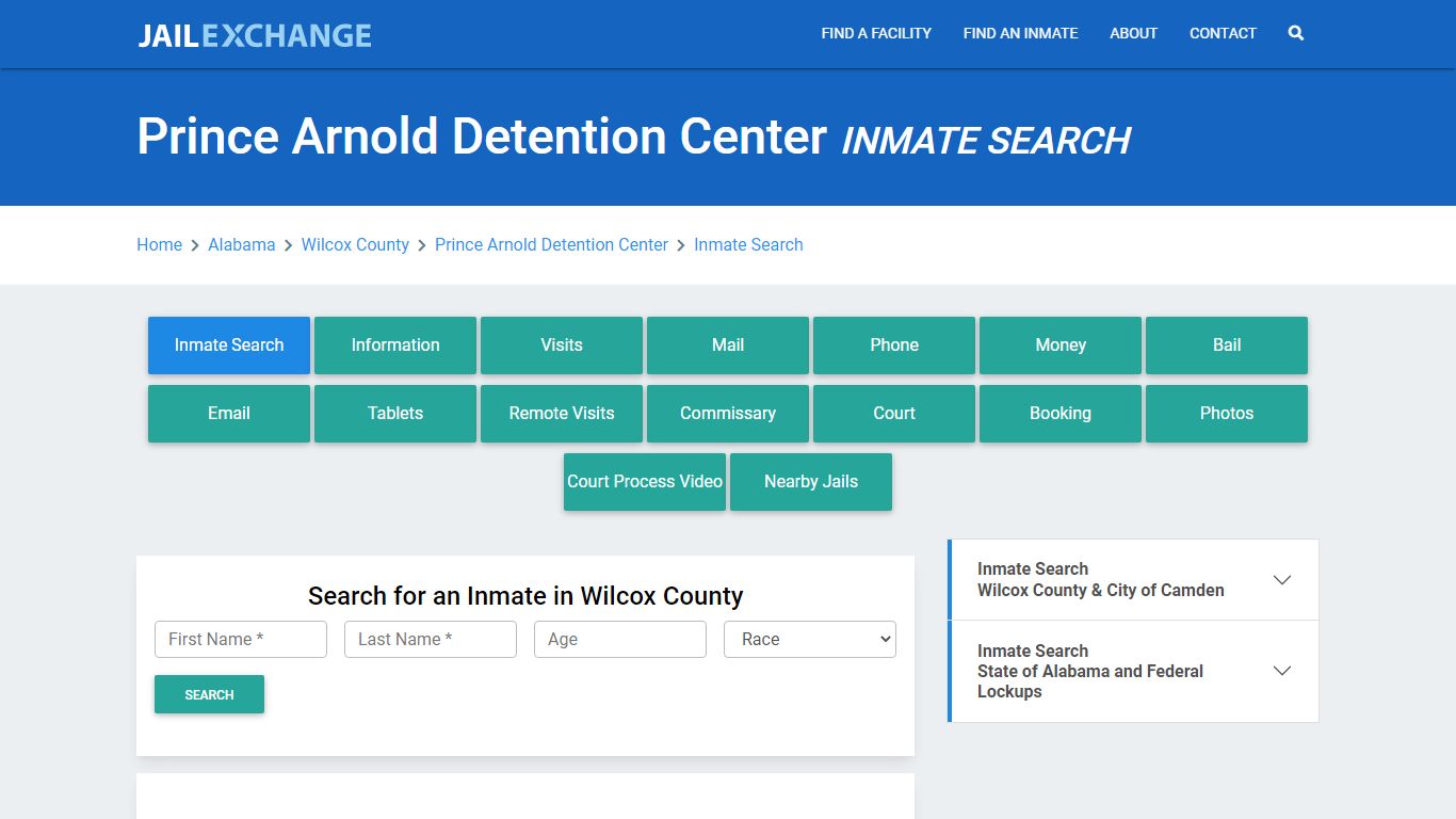 Prince Arnold Detention Center Inmate Search - Jail Exchange